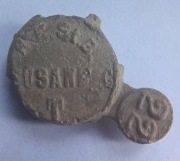 Plomba ołowiana kolejowa KKStB NEU SANDEC/SANDEZ (Nowy Sącz) Austro-Węgry