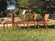 Krzesła tapicerowane komplet 4 sztuk