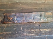 Wieszak stare drewno opalane przedpokój łazienka