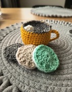 Zawieszka brelok dziergany na szydełku 