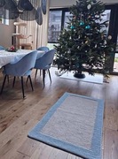 Dywan ze sznurka 70/140cm w ramie Motkiemisznurkiem