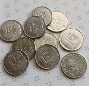 Lot 10x mapka PRL XXX rocznica 1974 srebro