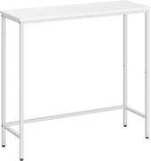 Stolik konsolowy do przedpokoju czarny 75 24 75 cm