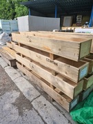 Skrzynki drewniane po Cemflex, kwietnik, warzywniak, deski, drewno