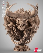 Omega Spawn Głowa DC Popiersie Figurka 1/4 Ręcznie Malowana