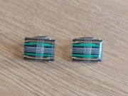 Spinki do mankietów kolorowe komplet