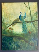 OKAZJA Duży Obraz na ścianę Pawie pejzaż 