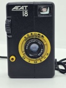 Aparat fotograficzny Agat 18 z obiektywem Industar-104 2,8/28 w stanie BD