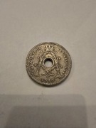 Destrukt Jednostronne bicie 5 centimes 1910 Belgia