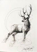 Plakat print Jeleń I na papierze 290g/m2