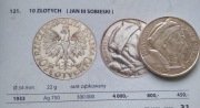 10 złotych 1933 Jan III Sobieski 