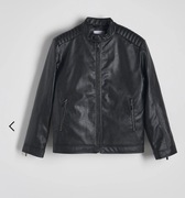 Reserved kurtka biker z imitacji skóry M