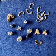 Części do zegarków kieszonkowych – koronki, uchwyty – vintage 3