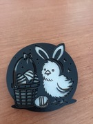 Kurczak Wielkanocny Upominek Prezent HDF 3D Ozdoba