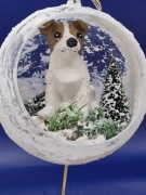 Bombka3d Z  ręcznie wykonanym Jack Russell Terrier