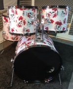 CUSTOM Skulls & Roses | Odrestaurowana perkusja (Shell set) 22/12/13/16