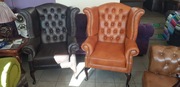 Fotel chesterfield uszak Queen