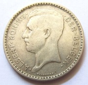 Belgia 20 franków, 1933 /DER BELGEN/ Ag