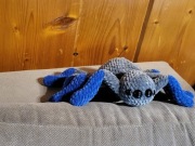 Pająk robiony na szydełku