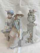 Nao by Lladro Arlekin z dziewczyną, duża figurka