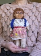 Maskotka figurka vintage jeż Micki Mecki lata 50 Steiff lalka hedgehog PRL