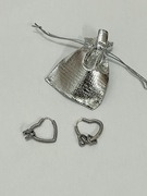 Kolczyki serca miłość