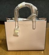 Torebka Marc Jacob mini Grind pudrowy róż