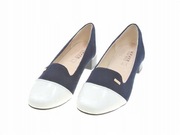 Półbuty nowe kolor biały i ciemny granat  39