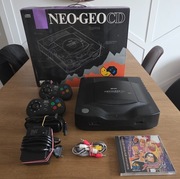 Kultowa Konsola Neo Geo CD, dwa kontrolery, gra, Komplet!