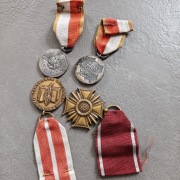 Medale PRL 4 sztuki.