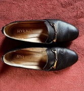 Czarne mokasyny Ryłko