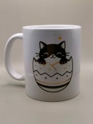 Kubek wielkanocny z kotem