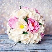 Lampa nocna Piwonia lampa na prezent 