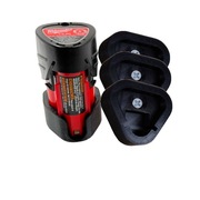 3X UCHWYT NA BATERIE MILWAUKEE M12