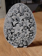 Ozdoba wielkanocna – jajko z motywem kwiatowym