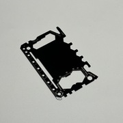 Multitool Śrubokręt Klucz Otwieracz Miarka Linijka Survival