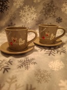 KOMPLET 2 FILIŻANEK FILIŻANKI SERCE WALENTYNKI HOME&YOU