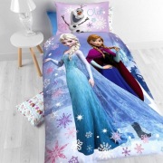 POŚCIEL 135x200 KRAINA LODU FROZEN ELSA ANNA OLAF