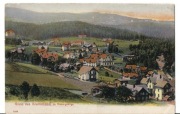Karpacz Krummhübel Karkonosze panorama widokówka 1910