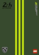 Rama do ekspozycji ściennej Peugeot 9x8 LEGO 42156