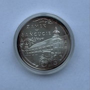 Moneta kolekcjonerska 300 000 zł Zamek w Łańcucie 1993 srebrna uncja