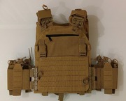 Kamizelka Taktyczna Plate Carrier z ładownicami, quick release, molle