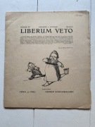 Liberum Veto Kraków  1904 Witold Wojtkiewicz 