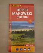 Mapa Compass Beskid Makowski Średni stan bdb