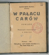 W pałacu Carów - Aleksander Dumas 1927