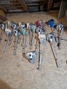 Silniki do kosy spalinowej z rurami uszkodzone 