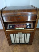 Zabytkowa szafka radiowa SABA Villingen WIII-T/40 z gramofonem – vintage 