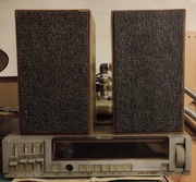 Radio AMATOR 2 srebrny + kolumny