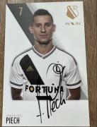Arkadiusz Piech Legia Warszawa - oryginalny autograf karta 10x15 cm