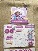 Interaktywny kalendarz na rzepy Domek Gabi 